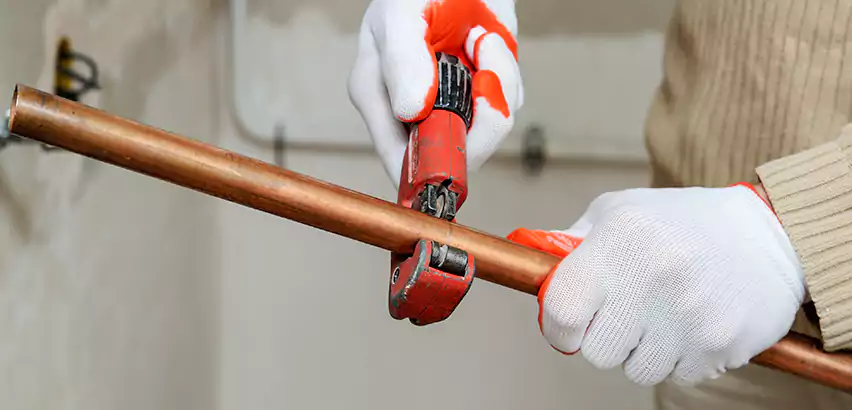Temporary Copper Pipe Repair Newburyport, MA